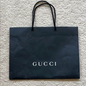 Gucci Black Shopping Bag